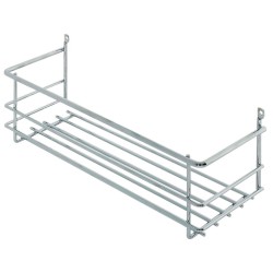 Indbygningskurv til påskruning - 312x101x113 - forkromet