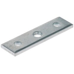 Montageplade, aflang, M8 gevind