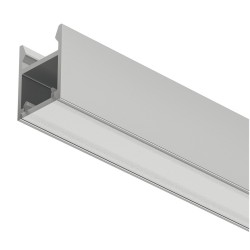 Loox profil 2103 - aluminium - til båndbredde 8 mm