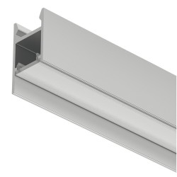 Loox profil 2104 - aluminium - til båndbredde 8 mm