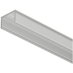 Loox profil 4107 - aluminium - til båndbredde 5 mm eller 8 mm
