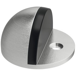 Dørstopper - halv top - mat forkromet