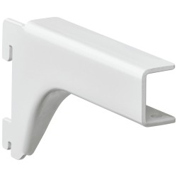 Hyldeknægt til indeniliggende hylder - hvid