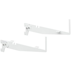 Justerbar hyldeknægt med hyldesikring - hvid