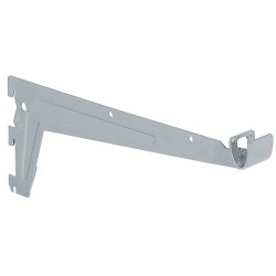 Hyldeknægt til bøjlestang - aluminiumsfarvet