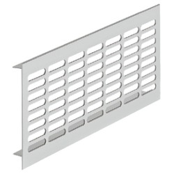 Häfele Startec ventilasjonsrist - sølvfarget aluminium