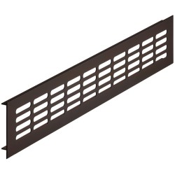 Ventilasjonsrist aluminium - B: 130 - Mørk bronsefarge
