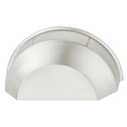 Häfele Deco H2315 - Art Deco knopgreb halvcirkel - Forniklet børstet