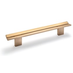 Häfele Deco H2360 - Vinklet bøjlegreb i Art Deco stil - Guldfarvet