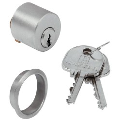 Cylinder til indstikslåsekabinet - Ø22 mm - Forskelliglukkende