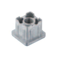 Møbelglider - Firkantrør - M10 gevind - 30x30 - 500 kg!