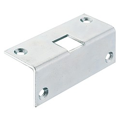 Viklet låseblik til lågebetjenings låsebolt