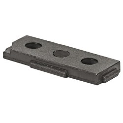 Basiselement A - Påskruning - Firkantet - Sort - 4 stk.