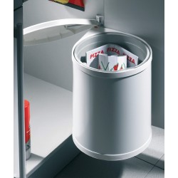 Affaldsspand - Hailo Mono - 15 liter - Hvid