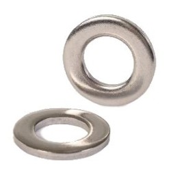 Spændeskive. DIN 125 / ISO 7089 - Rustfrit stål A2