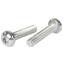 Maskinskruer - panhode [DIN 7985] fullgjenge M6 - Torx30 - el-galv