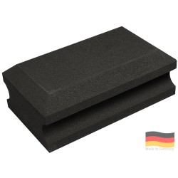 Slibeklods m/ velcro til sandpapirsark