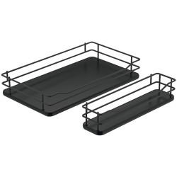 Kurve-sæt til Häfele højskabs-inderudtræk - antracit