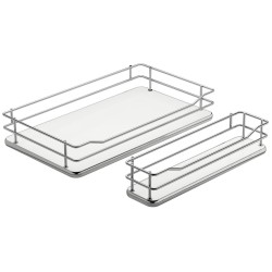 Kurve-sæt til Häfele højskabs-inderudtræk - hvid