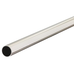 Bøylestang rund - diameter 25 mm - stål med messingoverflate