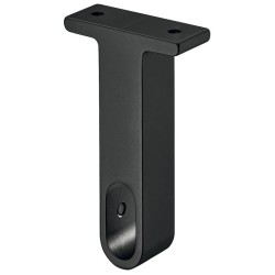 Aluminium midterloftsbeslag til påskruning nedefra til bøjlestang OVA 30 x 14 mm