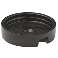 Basiselement A - Påskruning - Rund - Sort - 4 stk.