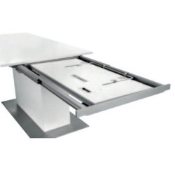 Rulleudtræk, til central bordfod, klapindlæg