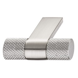 Häfele Deco H2515 - Art Deco knott m/ struktur - Rustfritt stål effekt