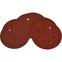 Güde Ø125 sandpapir 60/80/100K - 6 stk.
