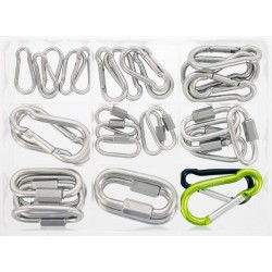 Sortimentskasse karabinhake [A4] - 32 deler