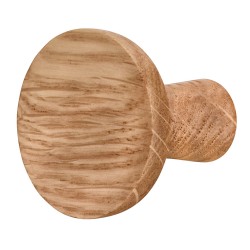 Häfele Deco H2570 - rundt knopgreb i naturlakeret eg