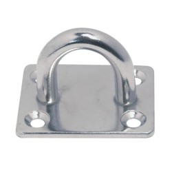 Øjeplade [A2] - Ø5-10 mm - firkantet montageplade