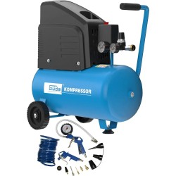 Güde oliefri kompressor 220/08/24 - 1,5 kW - 8 bar - sæt med 13 dele