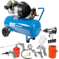 Güde kompressor 400/10/50 - 2,2 kW - 10 bar - sæt med 15 dele