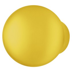 Rund knopgreb, Ø23, sennepsgul, polyamid