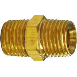Güde dobbeltnippel - samling for Ø6 mm slanger - 1/4" x 1/4"