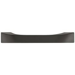 Lakeret mat sort aluminium bøjlegreb Häfele design model H1965