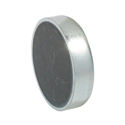 Forniklet stål magnetlås til metalskabe til påklæbning - Holdestyrke 4 kg