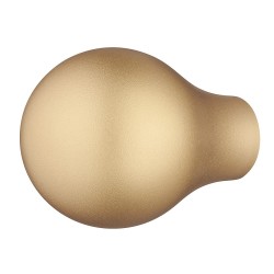 Designer møbelknopgreb af Jasper Morrison - rund knop - Guldfarvet