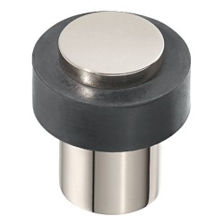 Dørstopper - H:41xØ:35 mm - børstet krom