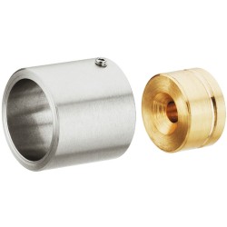 Bøjlestangsholder til rund bøjlestang 25 mm - muffe