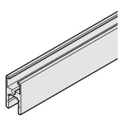 Glaslågeprofil til top og bund - aluminium