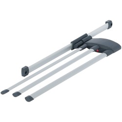 Viskestykkeudtræk - 3-armet - aluminium - Hailo Secco-Alu Line