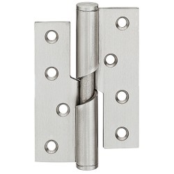 Kanthængsel - rustfri stål - 101 mm